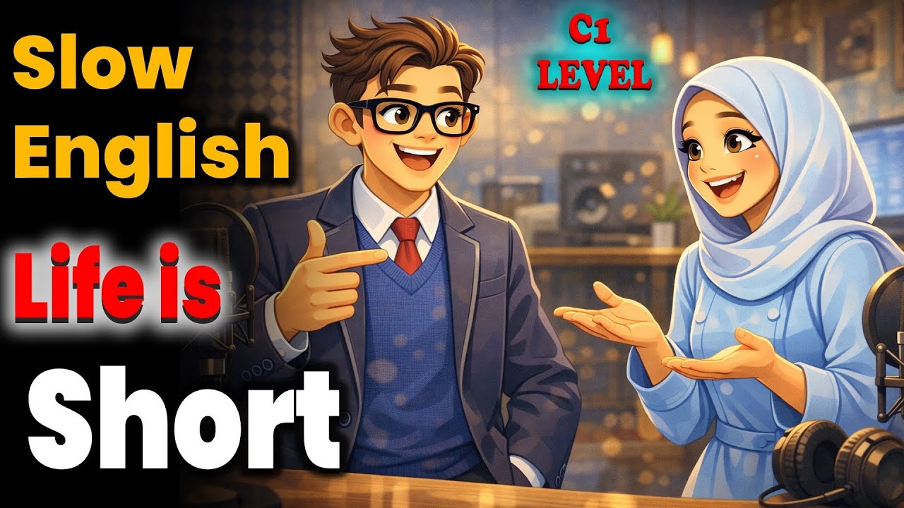 Life Is Short | Calm English Podcast for Deep Thinking & Learning