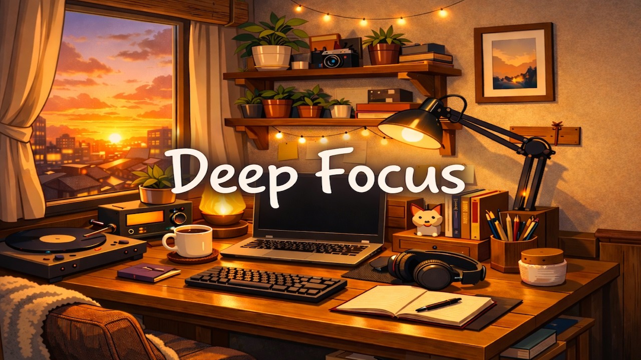 1 Hour Deep Focus Music for Work & Studying | Lo-Fi