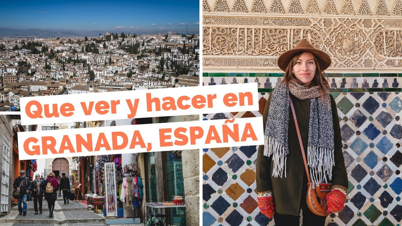 10 Cosas Que Ver, Hacer y Comer en Granada, España 🇪🇸 Guía Turística 💃 Alhambra, Albaicín y Mercado!