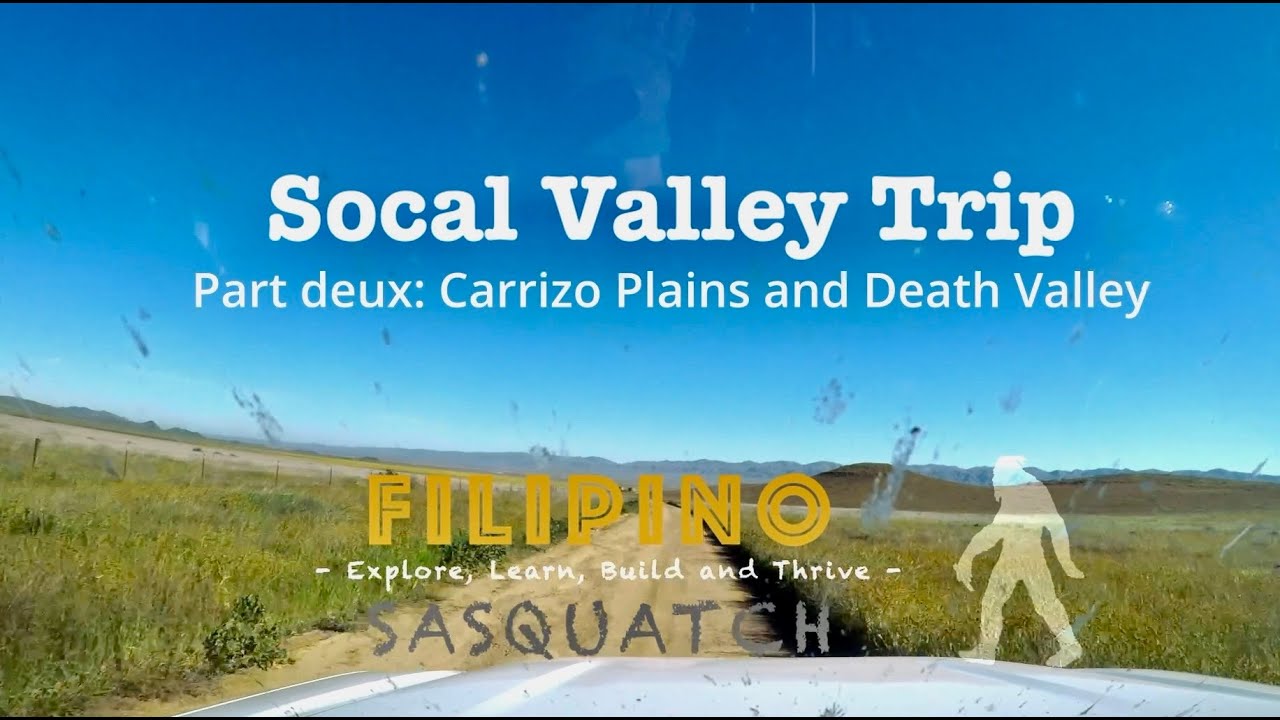 Southern California overlanding trip, Carrizo Plains, Death Vally, Red Rock