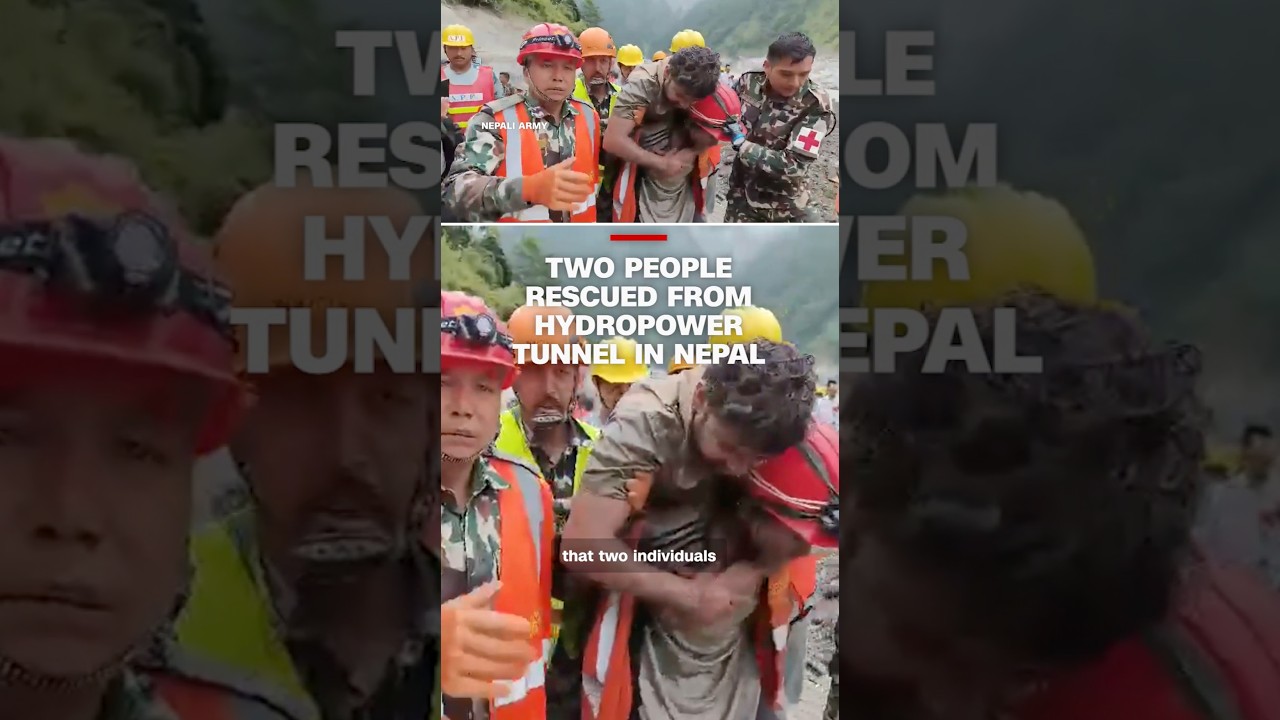 Two people rescued from hydropower tunnel in Nepal