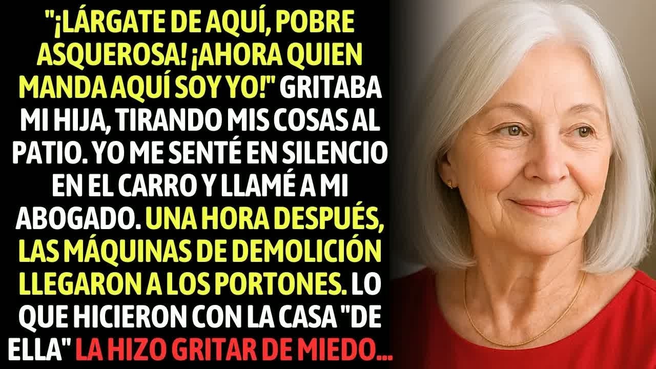 ＂¡Vete, Pobre ASQUEROSA!＂ Gritó Mi Hija  Llamé A Mi Abogado  La Demolición De La Casa Comenzó