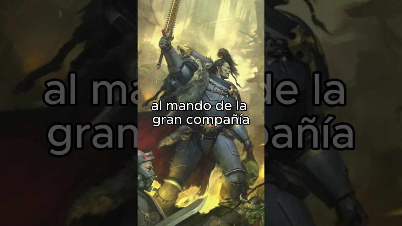 Ragnar Blackmane: El Se&ntilde;or Lobo m&aacute;s joven y letal del Imperio 🐺🔥 #warhammer40k #shorts