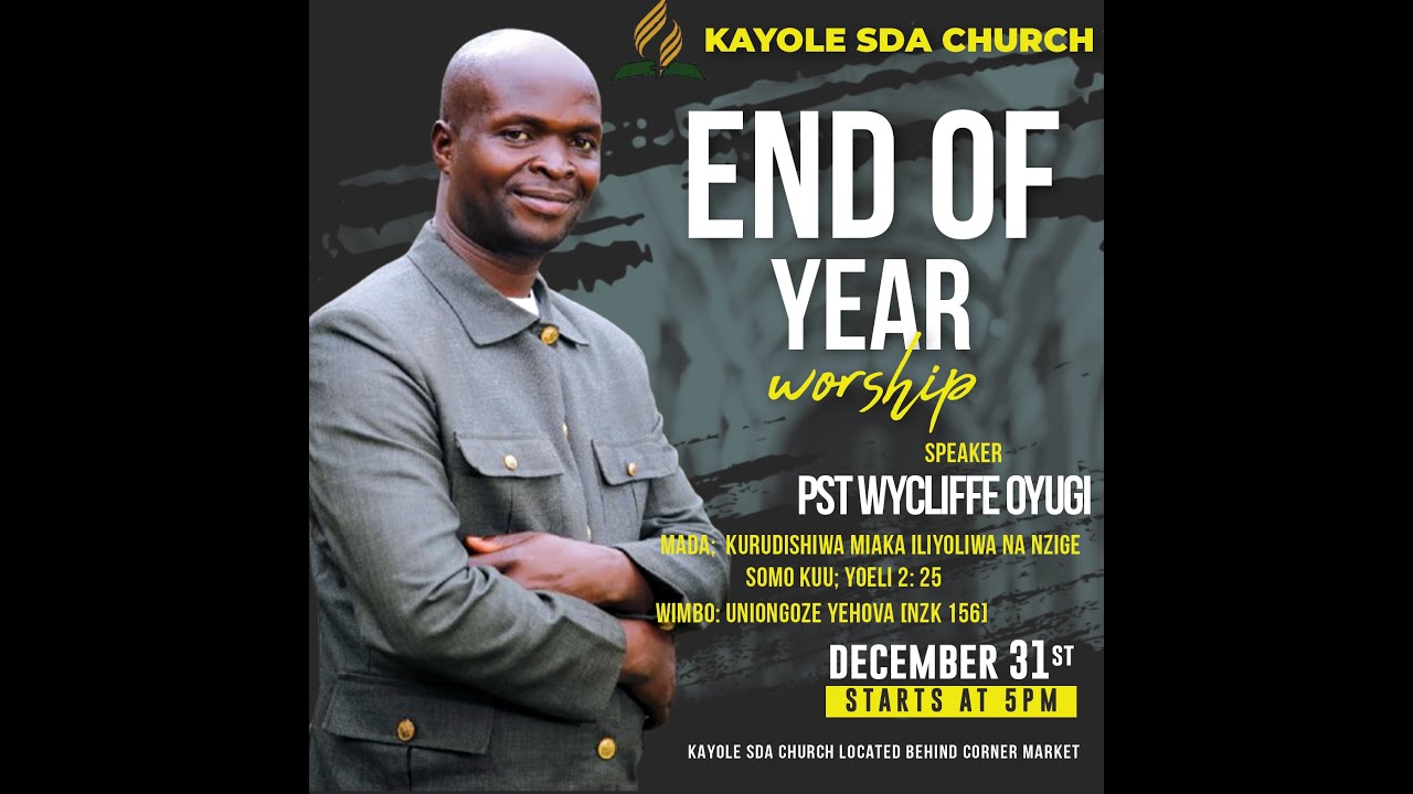 END OF YEAR WORSHIP