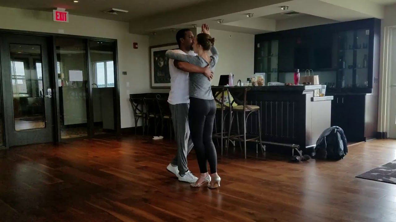 Adrian and Amanda Casino Dance Demo with Musicality , Manolito y Su Trabuco