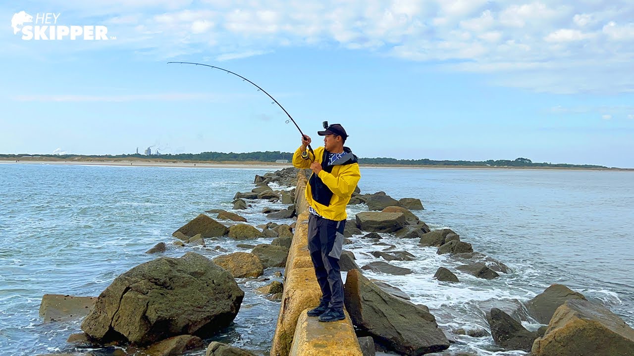 Walking Out 1 Mile On a Jetty Fishing? CRAZY BUT WORTH IT!