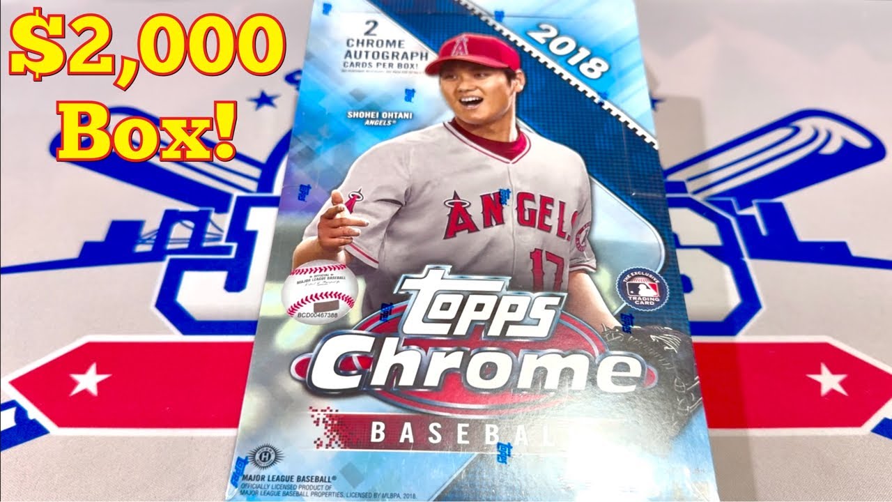 OPENING A $2,000 BOX OF 2018 TOPPS CHROME FOR CHRISTMAS EVE!