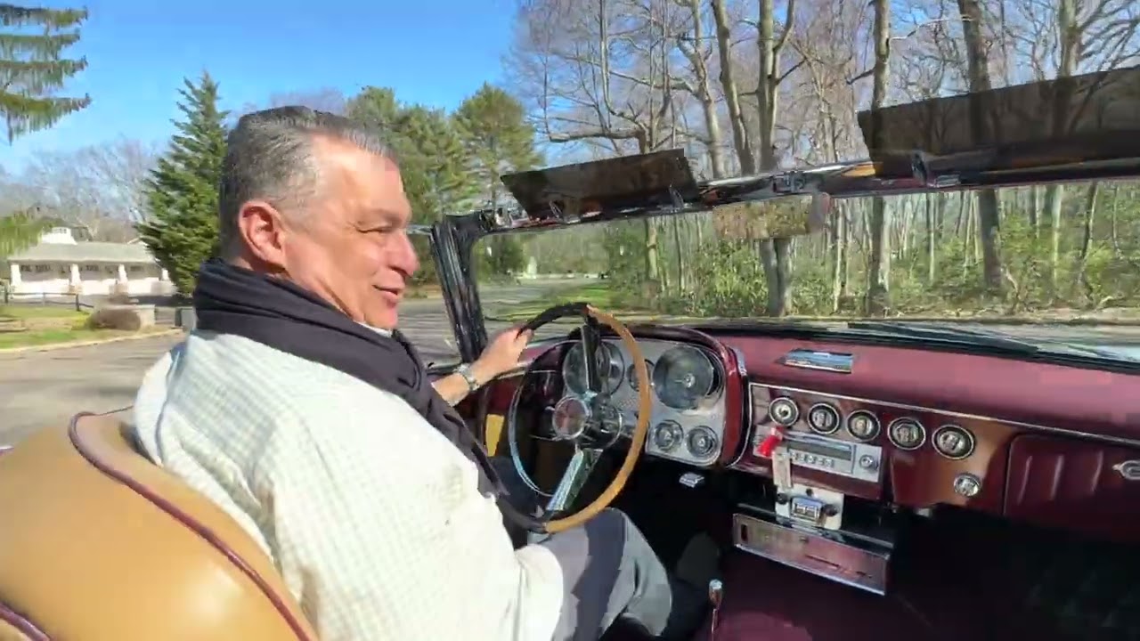 1956 Dual Ghia Convertible Road Test Passenger POV
