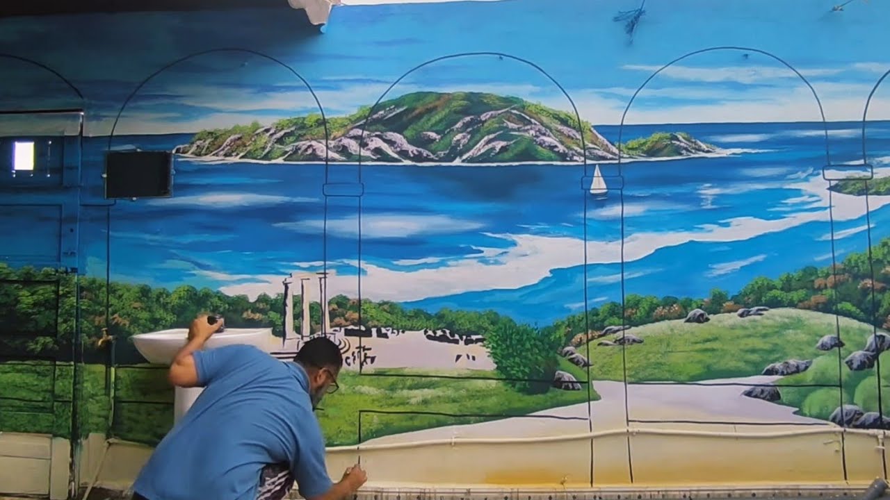 الرسم على جدران/تصميم  ديكورات حوائط لتحويل منزلك إلى قصر