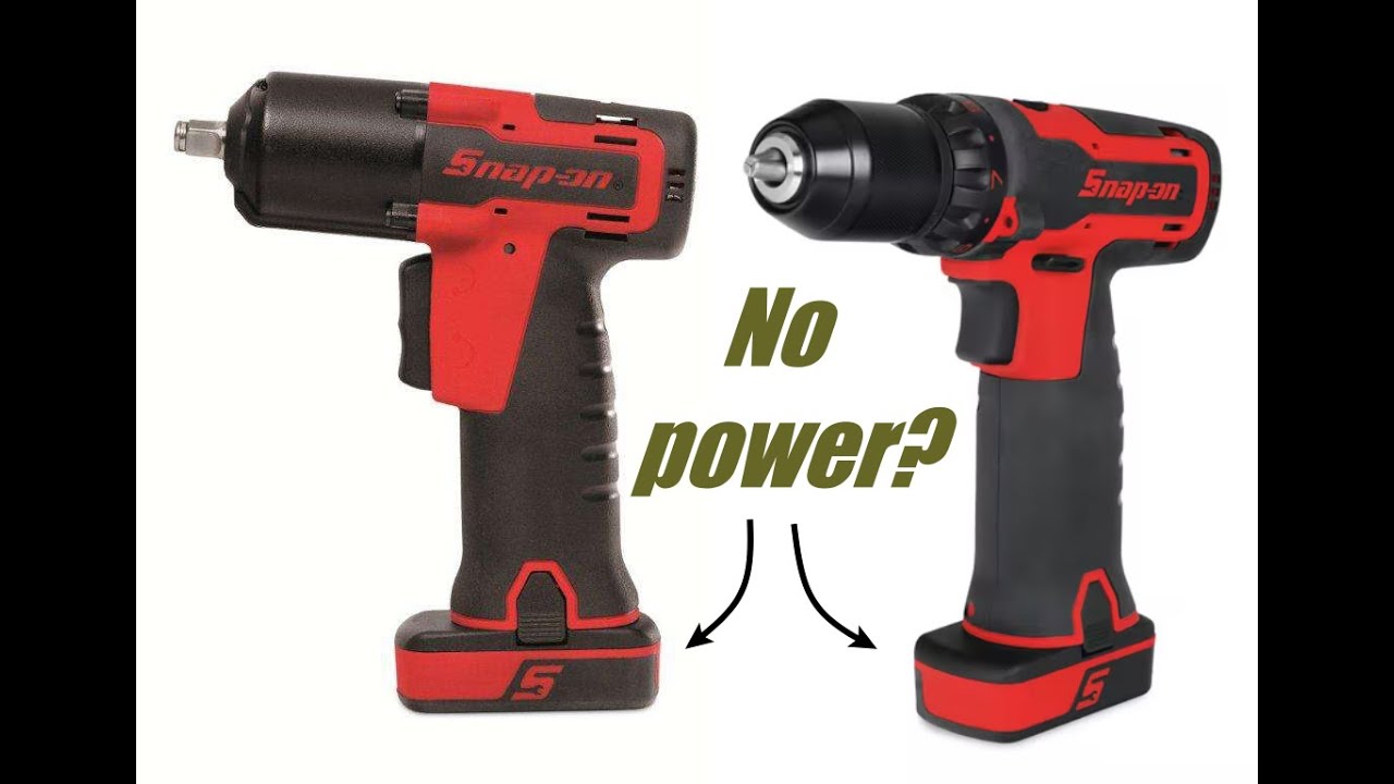 Snap On Drill power cuts out /  randomly stops working? This could be your problem!