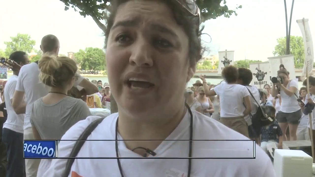 Hundreds protest immigration policies