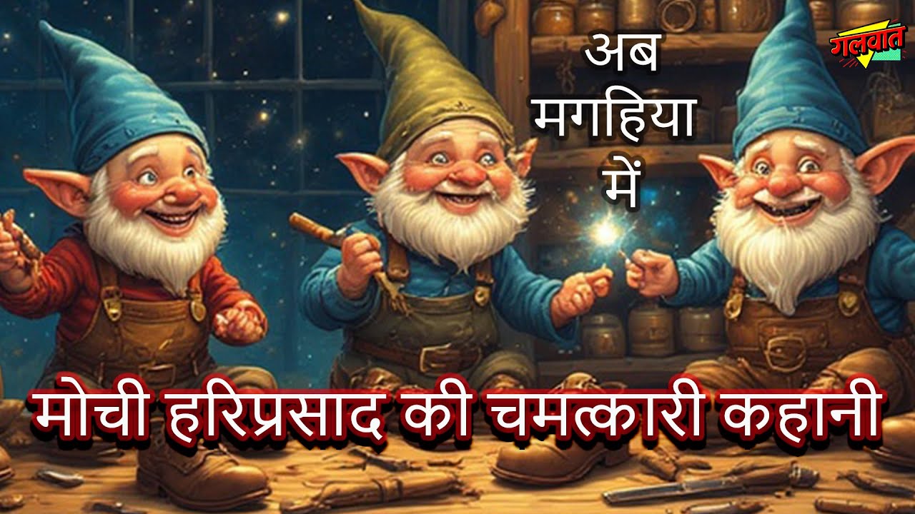 मोची हरिप्रसाद की चमत्कारी कहानी | Magahiya Moral Story |Magical Magahiya Kids Story@Galwaat