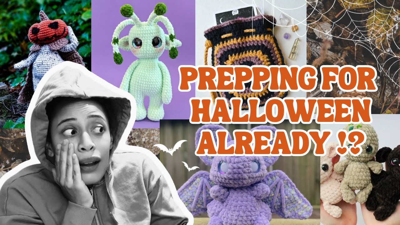 My current crochet MARKET PREP LIST for my fall/HALLOWEEN markets 🎃👻