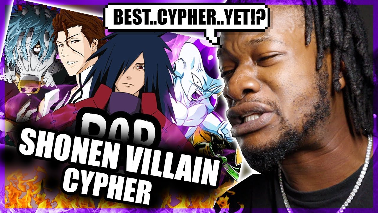 SHONEN JUMP VILLAINS RAP CYPHER | RUSTAGE ft VI Seconds, NLJ, Fabvl & More (REACTIOB)