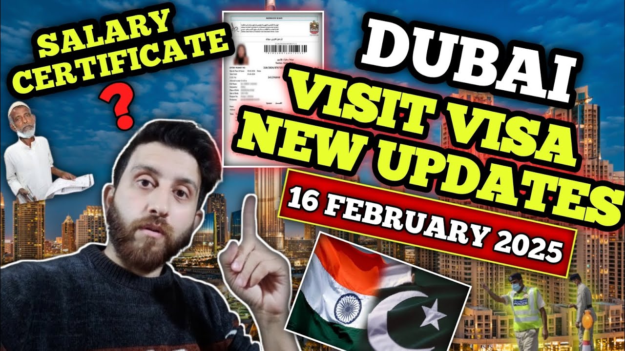 Dubai visit visa new update 2025 | Dubai visit visa for indians | Pakistan | Dubai visa update today