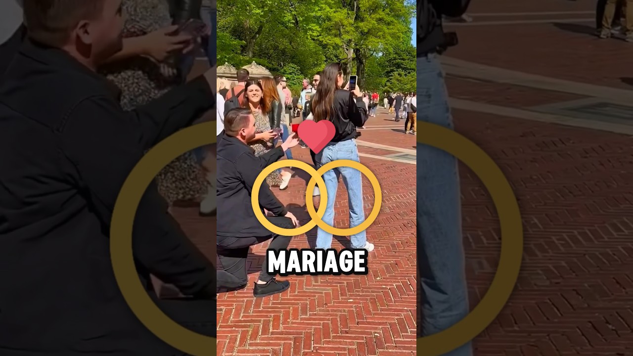 IL FAIT UNE DEMANDE EN MARIAGE INCROYABLE &Agrave; SA COPINE 💍❤️