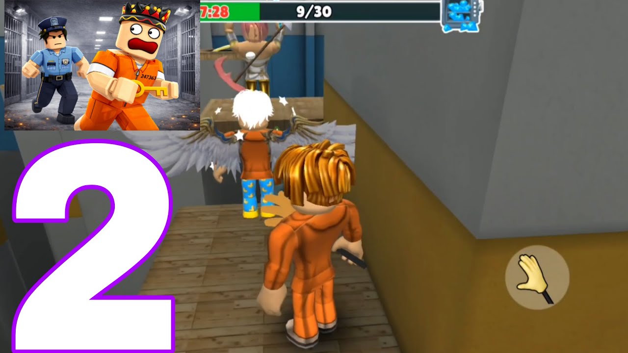 Obby Chapters Escape Barry - Great School Breakout - Gameplay Walkthrough Part 2 (iOS, Android)