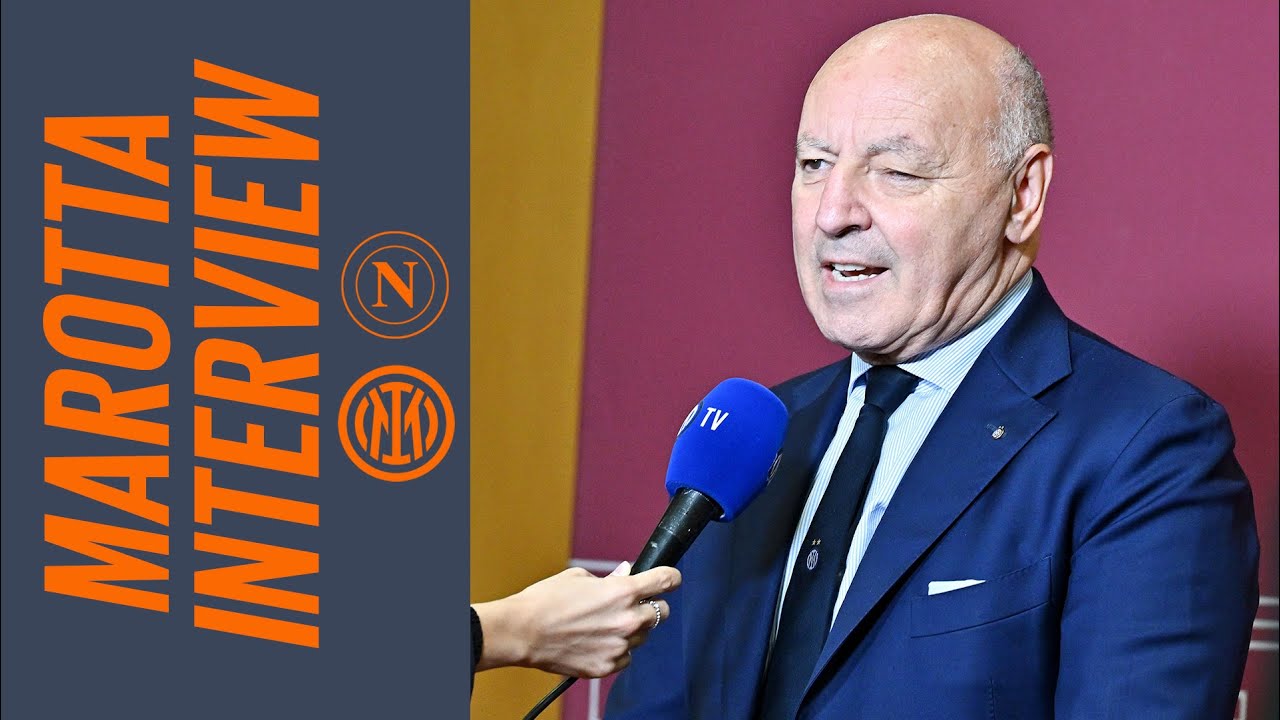 L'INTERVISTA A GIUSEPPE MAROTTA DOPO LA PARTITA CONTRO IL NAPOLI 🎙️ INTERVIEWS 🖤💙