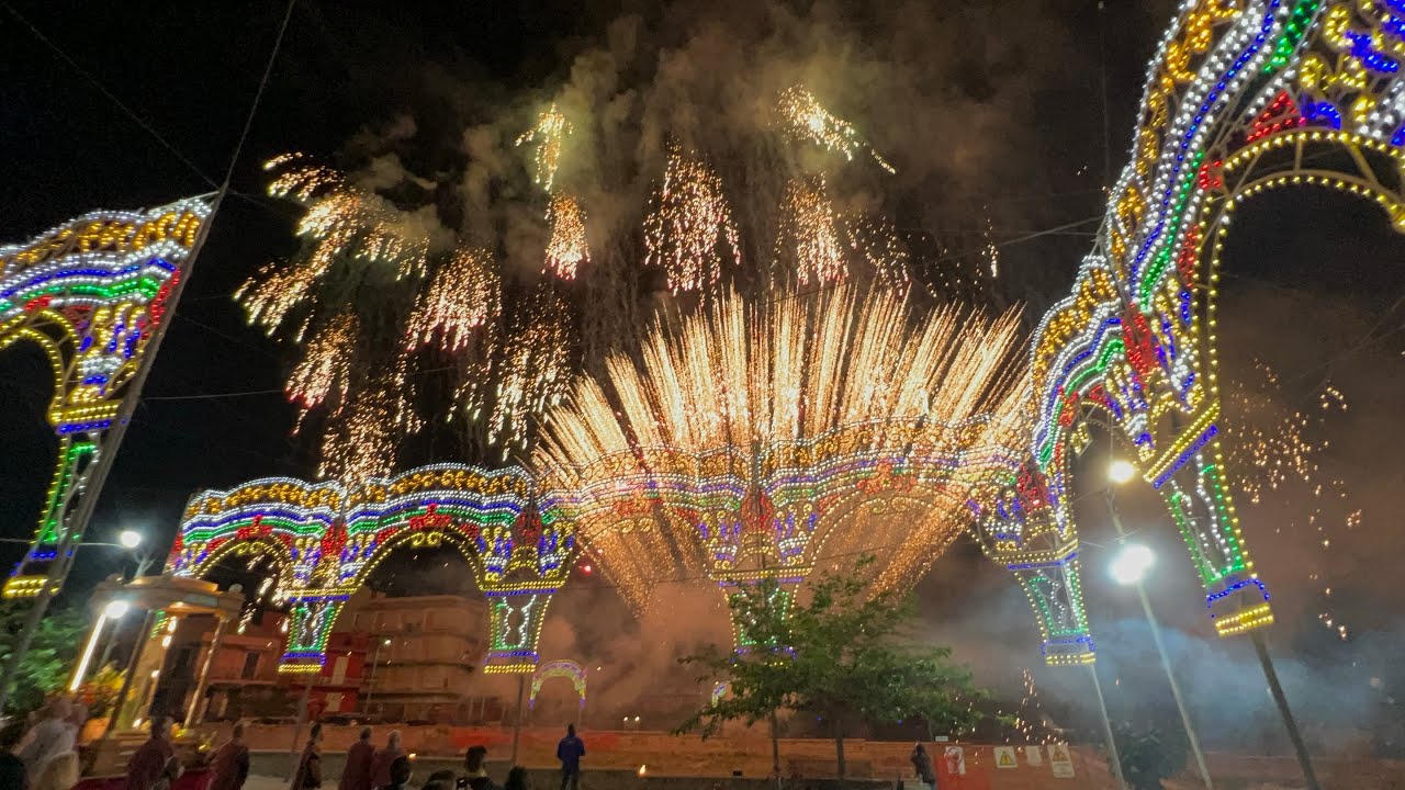Spettacolo pirotecnico a conclusione della processione di San Giuseppe Operaio PRIOLO GARGALLO