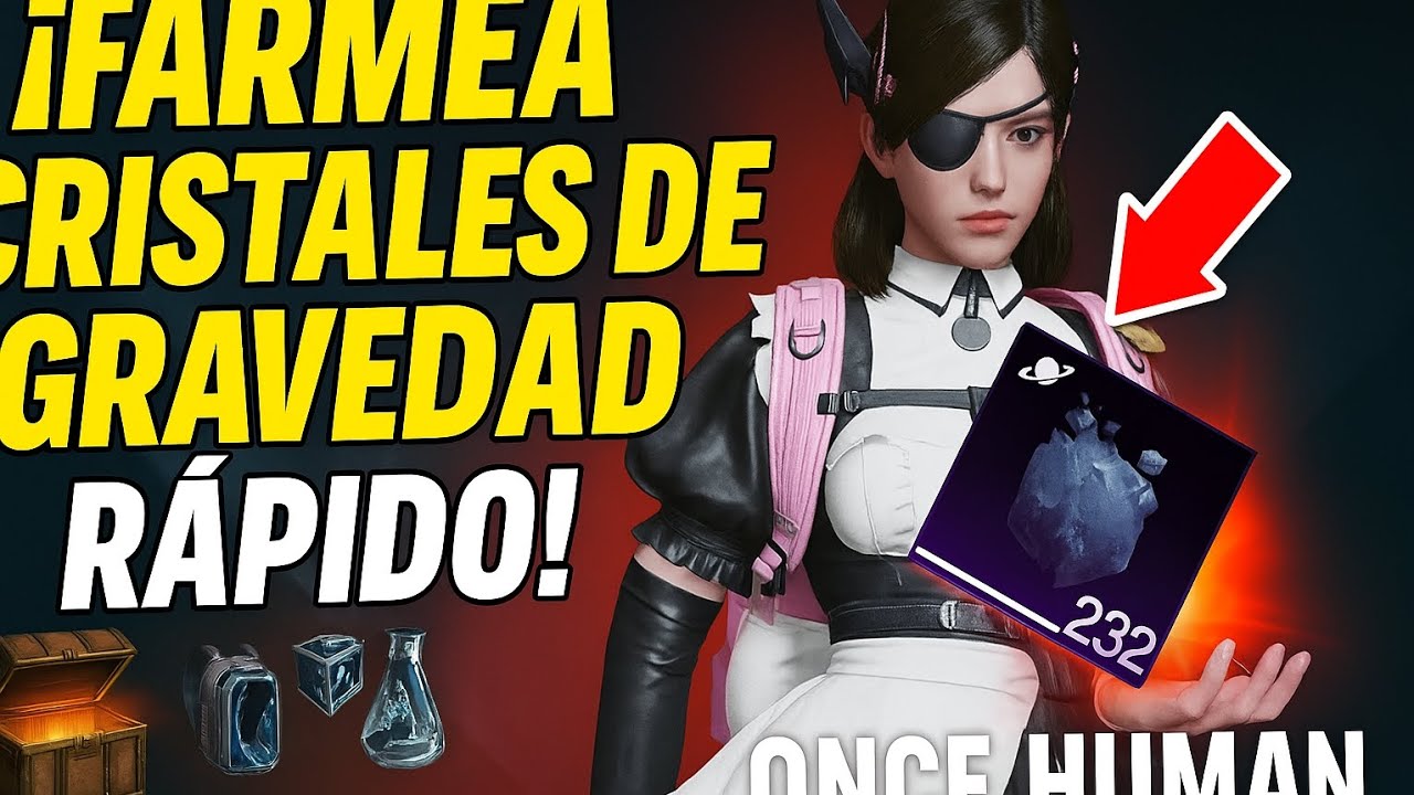 ¡FARMEA Cristales de Gravedad RÁPIDO! 📦 Mejores ZONAS y Cofres en Once Human
