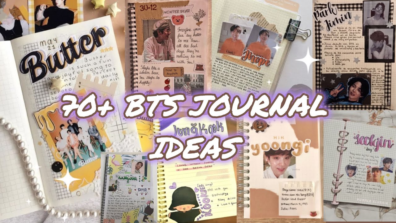70+ BTS journal ideas for you ✨🎀#journaling #journalideas #journalwithme #bts #btsarmy#kpop#journal