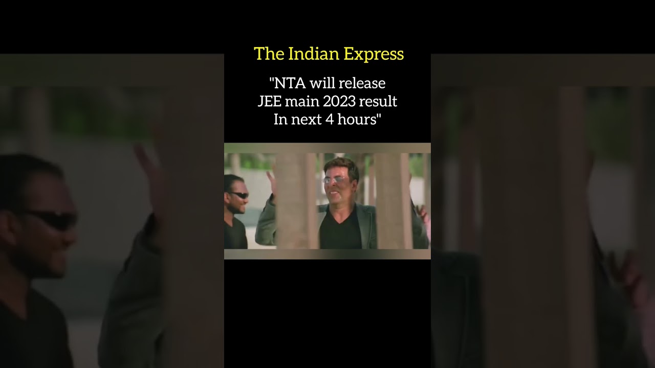 Will NTA release JEE main 2023 result today? #shorts #jee #jee2023 #jeeresult