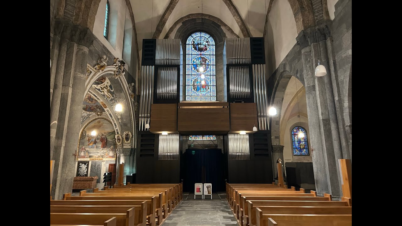 Andreas Jetter an der Kuhn-Orgel der Kathedrale Chur - Max Reger Choralphantasie Opus 52 Nr. 3