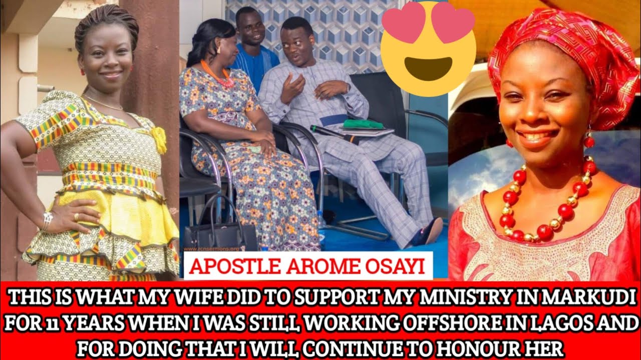 I WILL CONTINUE TO HONOUR MY WIFE BECAUSE SHE DID THIS TO SUPPORT MY MINISTRY FOR 11 YEARS-APS AROME