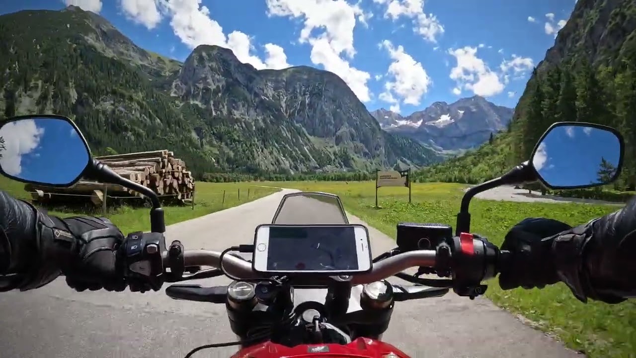 Risstal Landesstrasse on a Honda CB650R