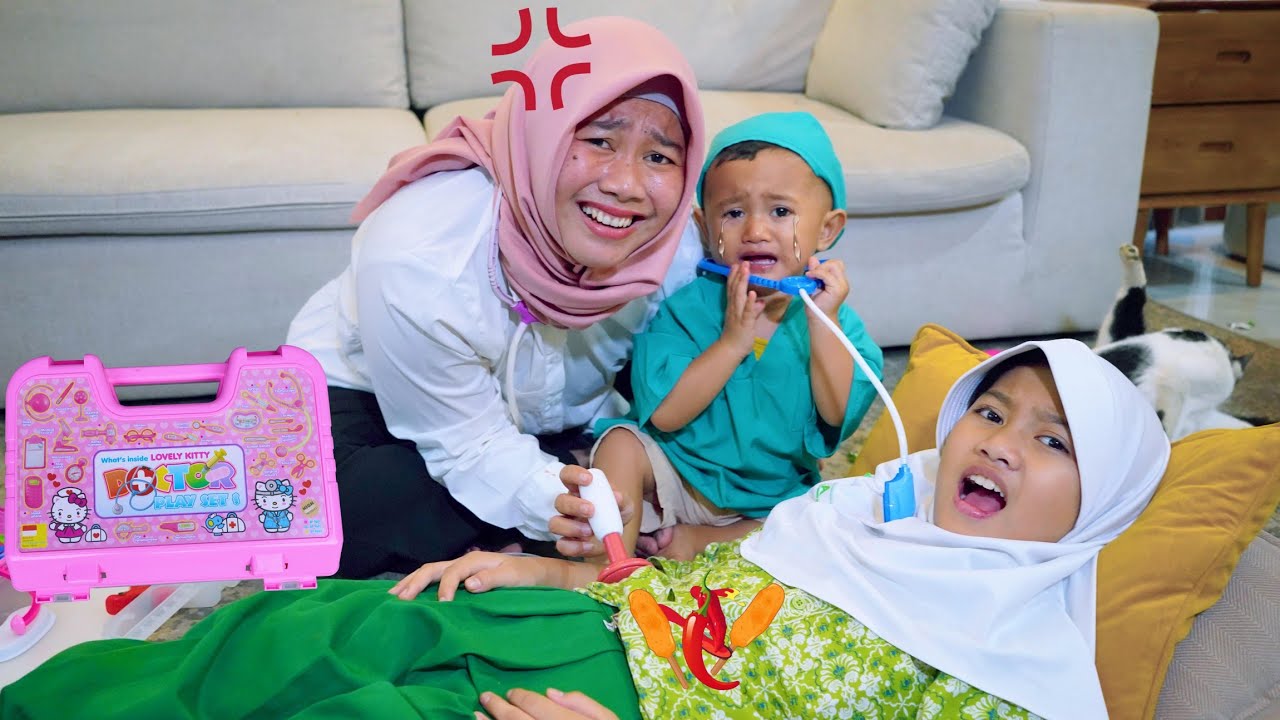 SALSA SAKIT PERUT 🤕 AZAM MAIN DOKTERD DOKTERAN