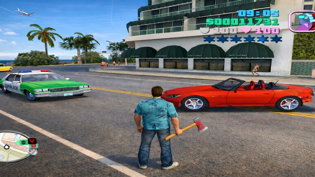NPC Fight with Tommy Vercetti #gta5  #gtagameplay #gtavicecity #technogamer #viral #explorepage
