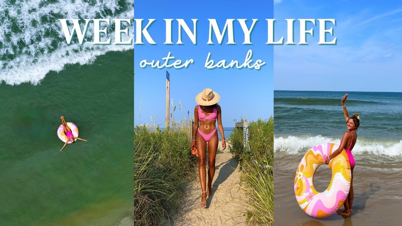 OUTER BANKS WEEK IN MY LIFE VLOG || reading, relaxing &  beach time
