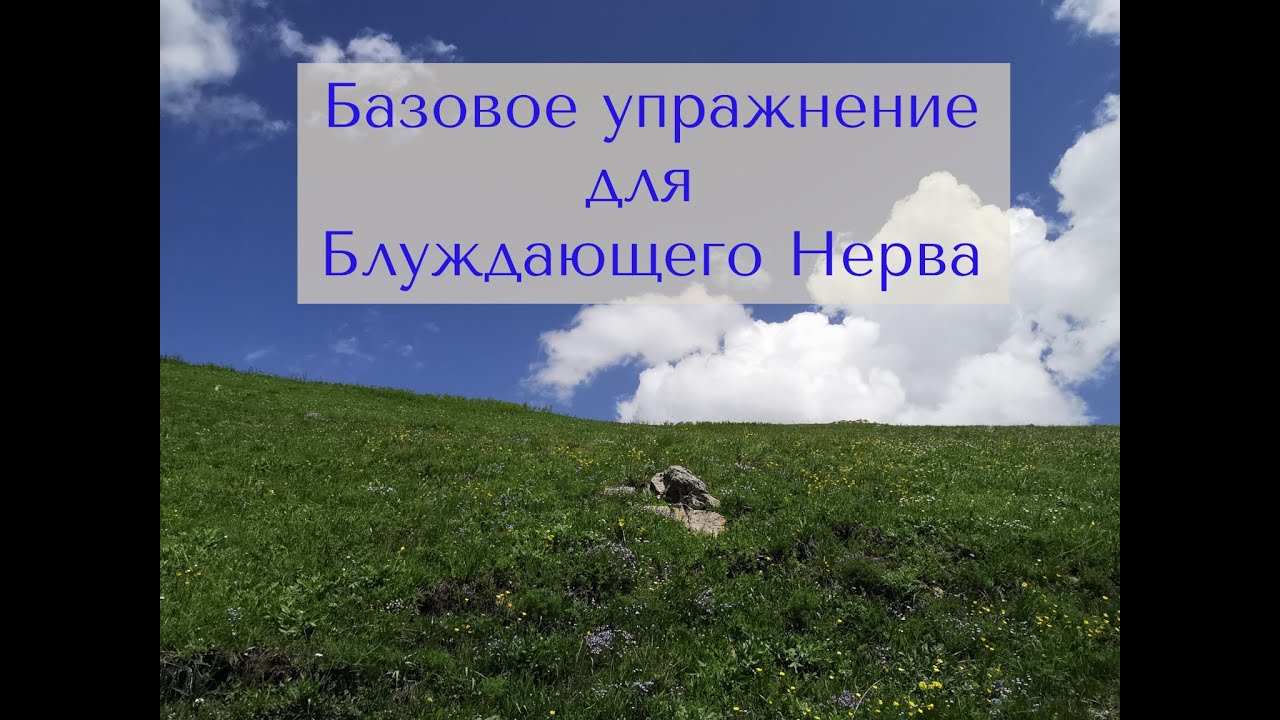 Базовое упражнение для блуждающего нерва