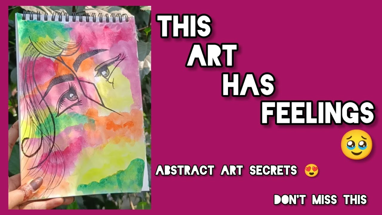 Eyes That Feel 🥹♥️| Expressive Acrylic Colour Portrait Art 🎨🖌️