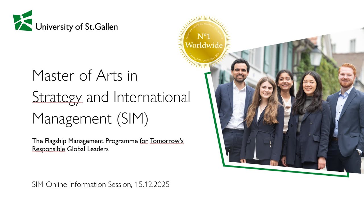 SIM Online Information Session 2025/26