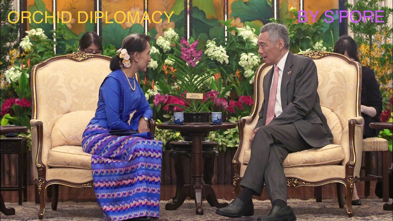 Orchid Diplomacy by Singapore. Orchid Garden is located inside Botanic Garden (on UNESCO&rsquo;s list).