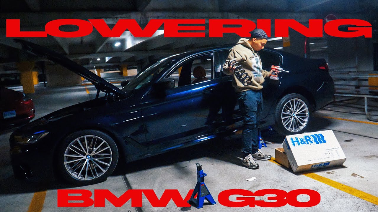 Lowering My BMW G30 with H&R Springs (Unexpected Problems!)