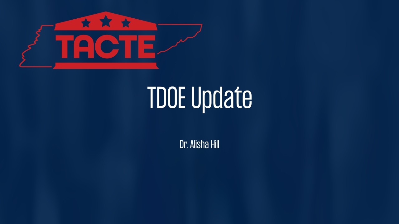 TDOE Update