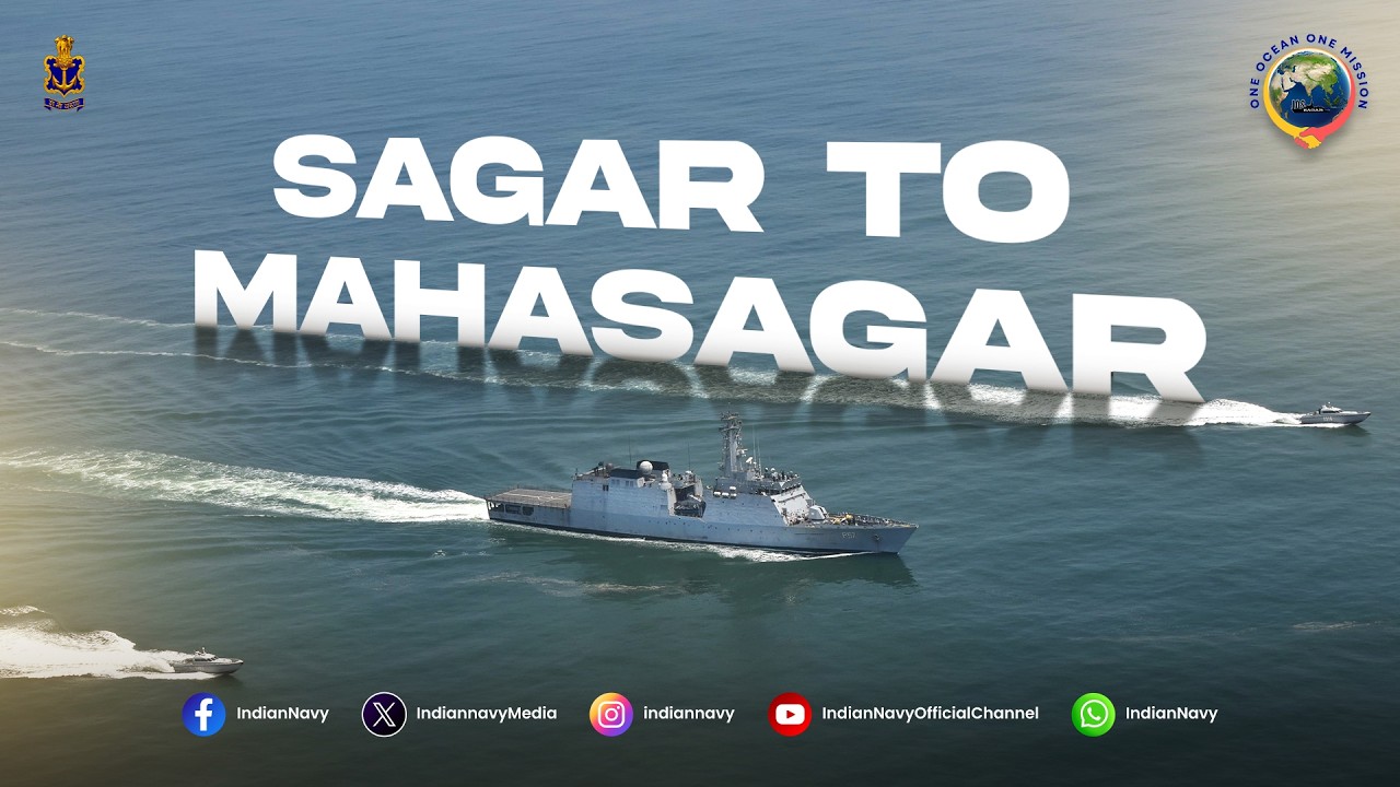 From #SAGAR to #MAHASAGAR | India&rsquo;s Expanding Maritime Vision