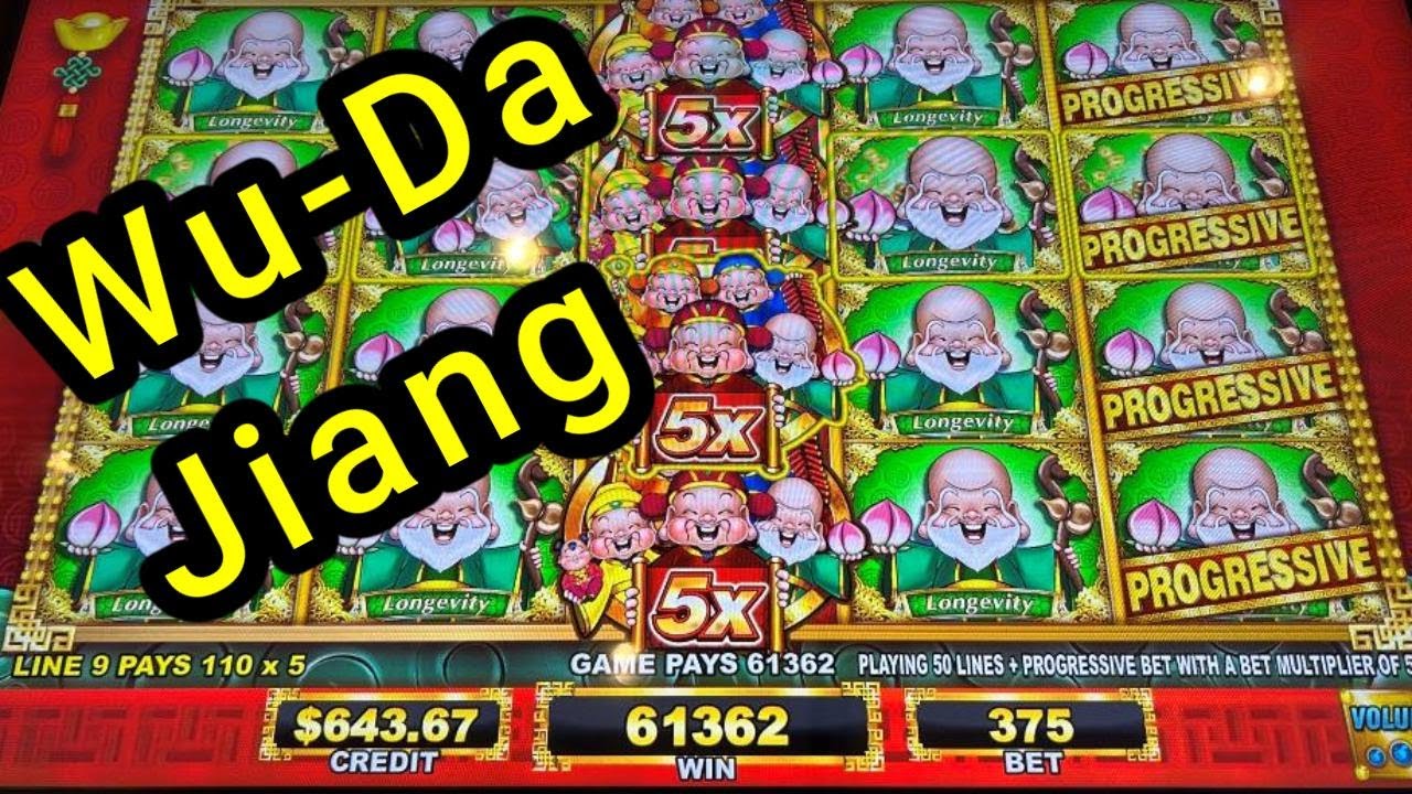 Wu-Da-Jiang  - Amazing Line Hit X5 and Huge Progressive Jackpots!