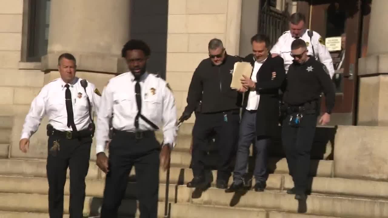 Brian Walshe escorted out of court after guilty verdict