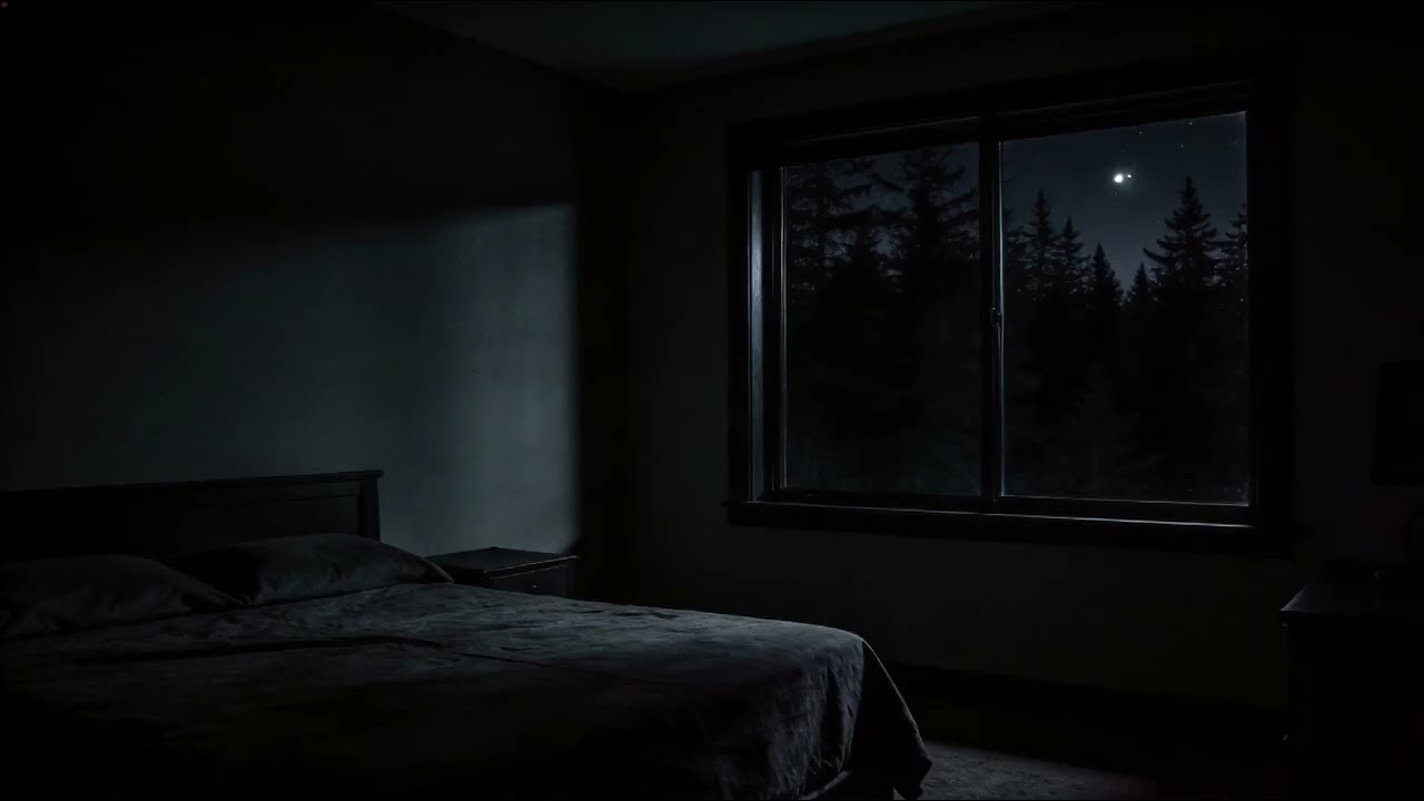 Almost Silent Night Room | Sleep Sounds (No Music)