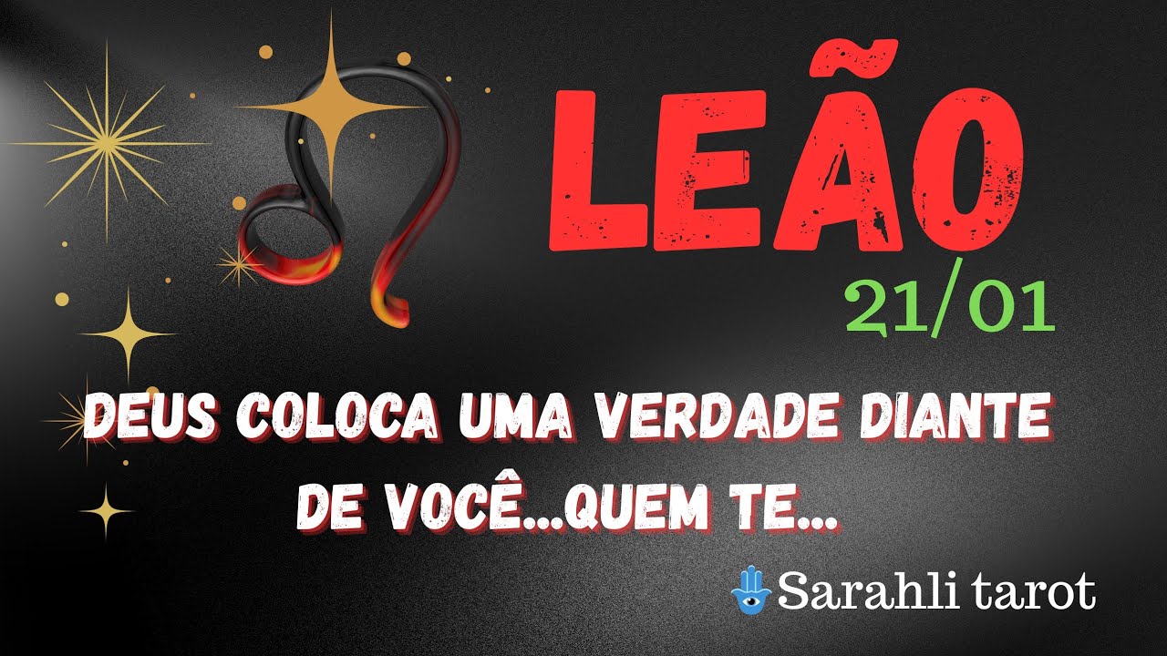 Leão 🦁 DEUS coloca a verdade diante de você ✨ justiça DIVINA, a colheita 🙌🏻 @sarahlitarot 