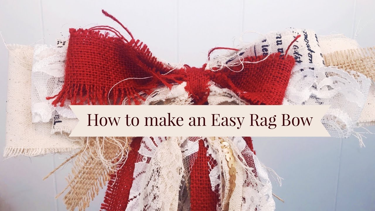 How to Make an Easy Rag Bow