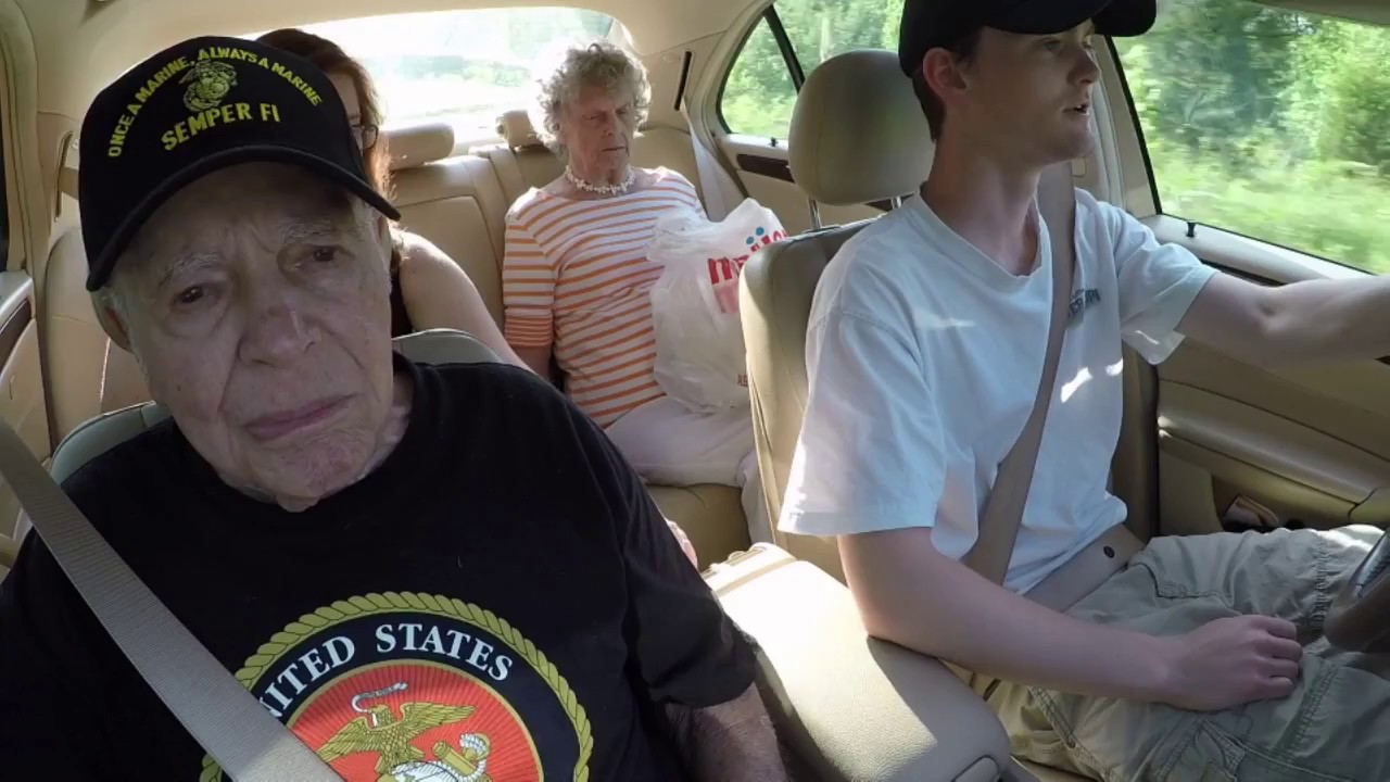 Cruising with my grandparents!