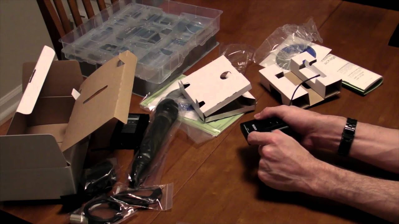Sony UWP-V2 Wireless Mic Unboxing and Test