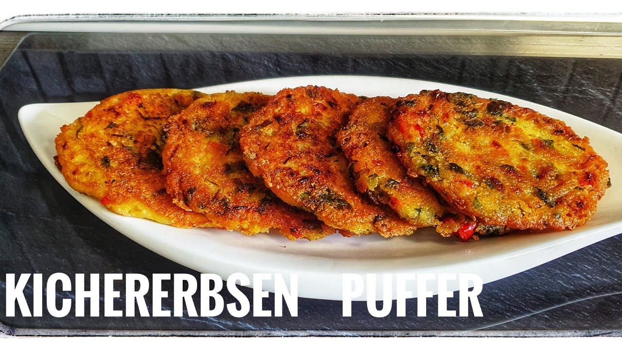 Kichererbsen Bratlinge/Frikadellen Rezept.