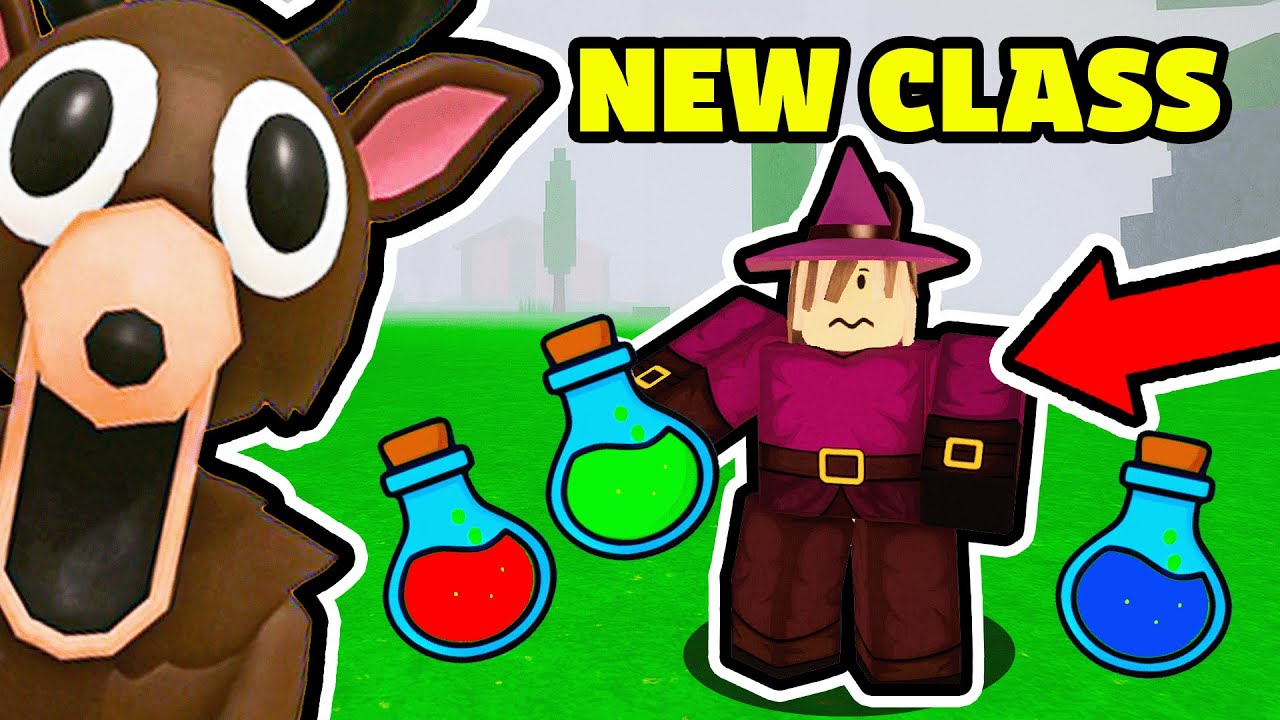 I got NEW WITCH CLASS and Made EVERY POTION in 99 Nights...
