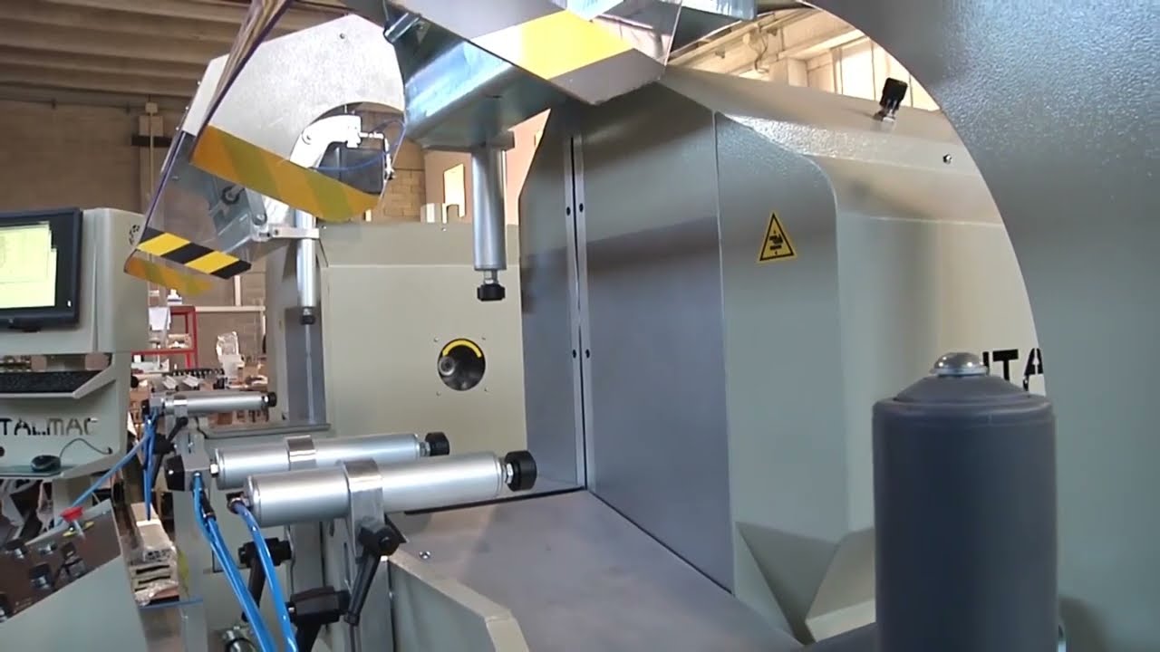 ITALMAC - Dafne - High-performance double-head mitre saw for aluminum - UK Dealer - CIBOR W. M. Ltd.