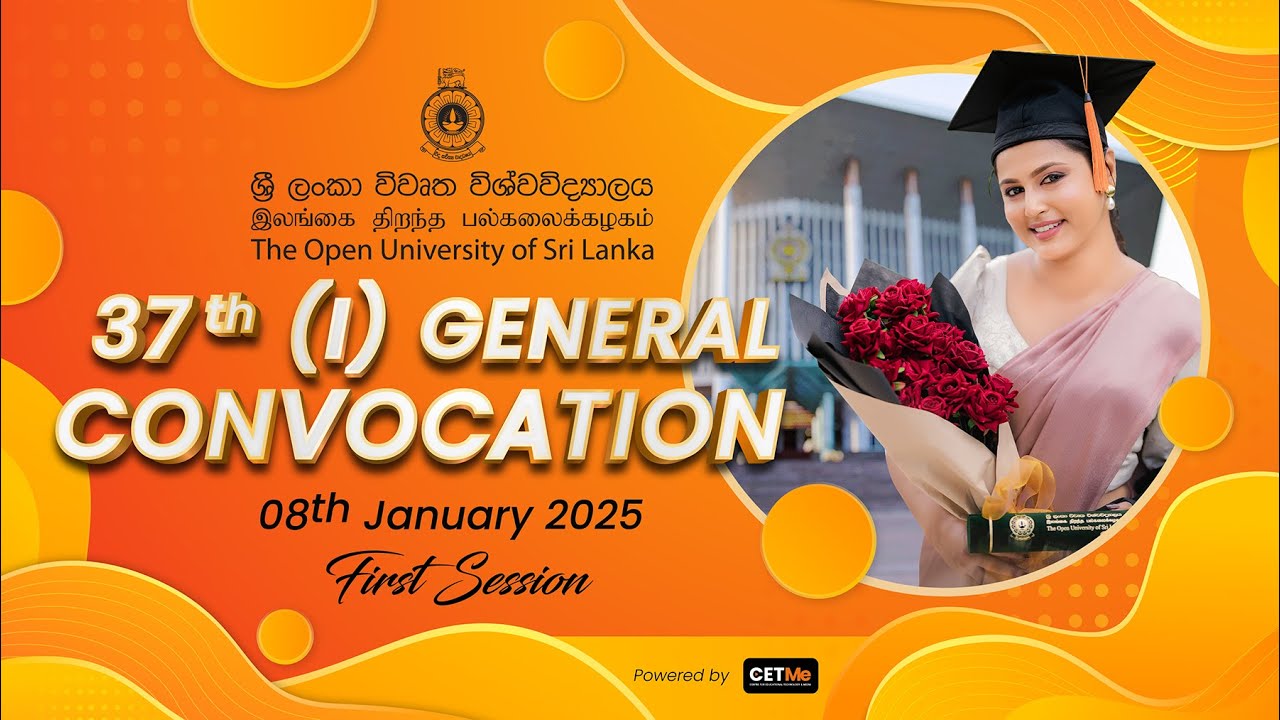37th (I) General Convocation – (08th January 2025) 1st Session Live Streaming